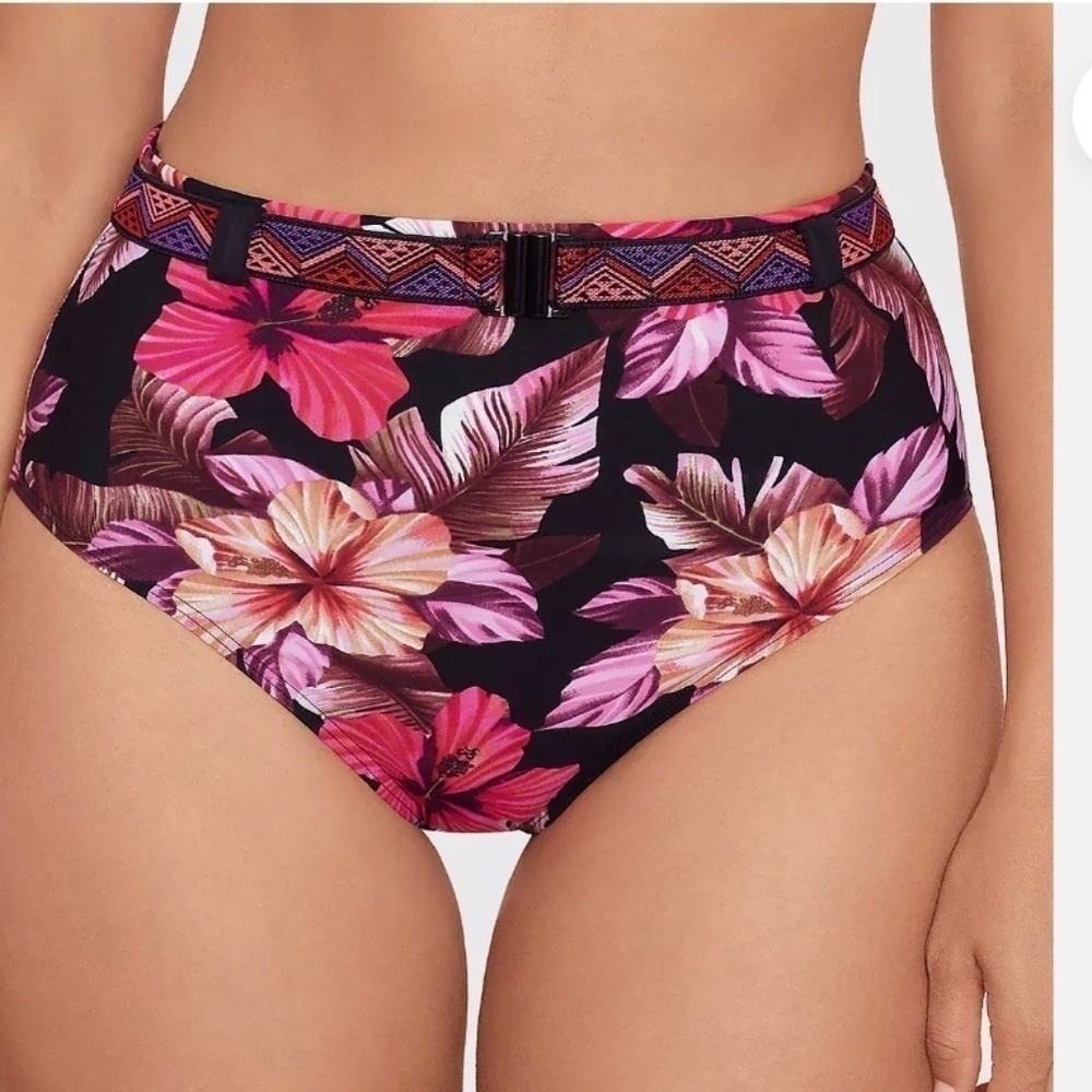 Skinny Dippers Mowie Cherry Dip High Waist Bikini Bottom | S | NWT - Picture 7 of 8